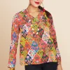 Antoine et Lili Blouse Merida En Soie Outlet
