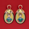 Antoine et Lili Boucles D Oreilles Faite Main Clearance