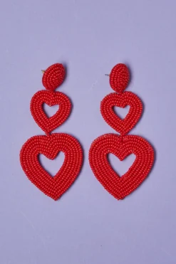 Antoine et Lili Boucles D'oreilles Coeur Fashion