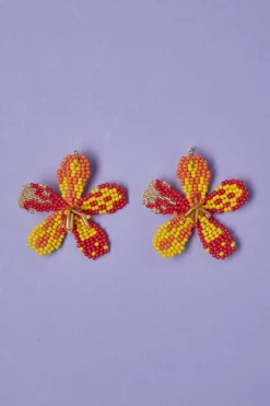 Antoine et Lili Boucles D'oreilles Fleur New