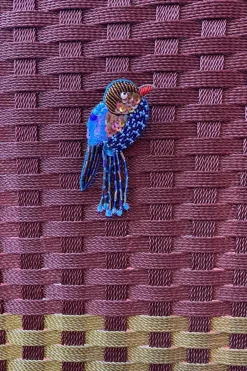 Antoine et Lili Broche Fantaisie Oiseau New