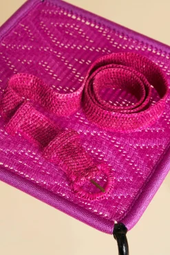 Antoine et Lili Ceinture En Raphia Unie Best