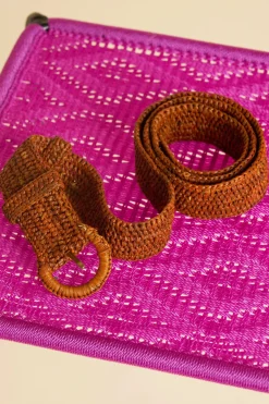 Antoine et Lili Ceinture En Raphia Unie Hot