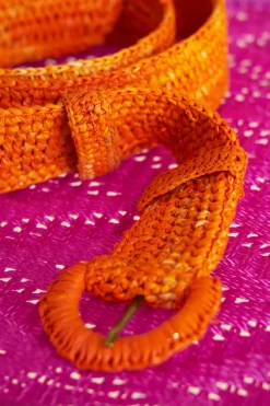 Antoine et Lili Ceinture En Raphia Unie New