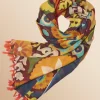 Antoine et Lili Echarpe Cobalt Voile Coton Online