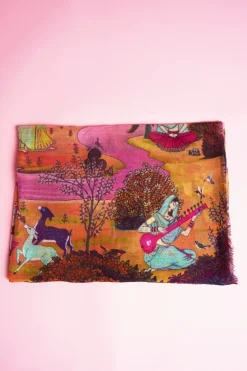 Antoine et Lili Foulard Laine Et Soie Agua Clearance