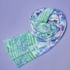 Antoine et Lili Foulard Laine Et Soie Blanche Outlet