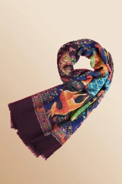 Antoine et Lili Foulard Laine Et Soie Merida Discount