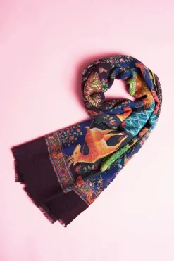 Antoine et Lili Foulard Laine Et Soie Merida Discount