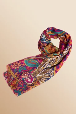 Antoine et Lili Foulard Laine Et Soie Tulum Outlet