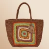 Antoine et Lili Grand Sac Raphia Multicolore Outlet