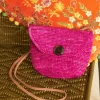 Antoine et Lili Petit Sac En Raphia Vony Clearance