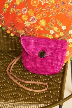 Antoine et Lili Petit Sac En Raphia Vony Clearance