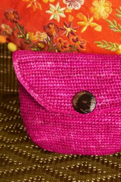 Antoine et Lili Petit Sac En Raphia Vony Clearance