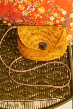 Antoine et Lili Petit Sac En Raphia Vony New