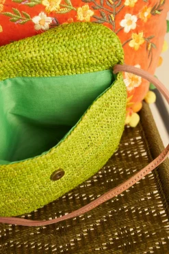 Antoine et Lili Petit Sac En Raphia Vony Discount