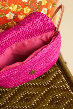 Antoine et Lili Petit Sac En Raphia Vony Clearance