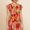 Antoine et Lili Robe Floralie Chirimen Clearance