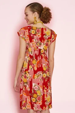 Antoine et Lili Robe Floralie Chirimen Clearance