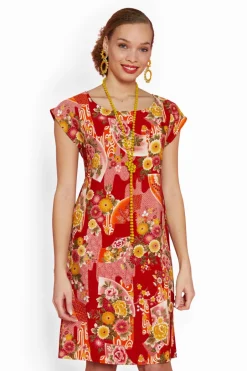 Antoine et Lili Robe Floralie Chirimen Clearance
