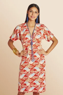 Antoine et Lili Robe Kimono Archipel Chirimen Discount