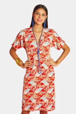 Antoine et Lili Robe Kimono Archipel Chirimen Discount