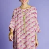 Antoine et Lili Robe Large Geranium Chirimen Hot