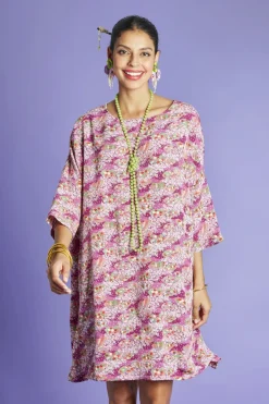 Antoine et Lili Robe Large Geranium Chirimen Hot