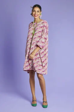 Antoine et Lili Robe Large Geranium Chirimen Hot