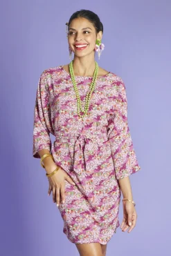 Antoine et Lili Robe Large Geranium Chirimen Hot