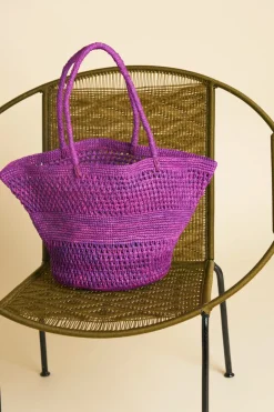 Antoine et Lili Sac En Raphia Aiko Sale