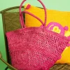 Antoine et Lili Sac En Raphia Aiko Outlet