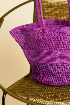 Antoine et Lili Sac En Raphia Aiko Sale