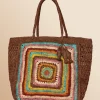 Antoine et Lili Sac Raphia Multicolore Best